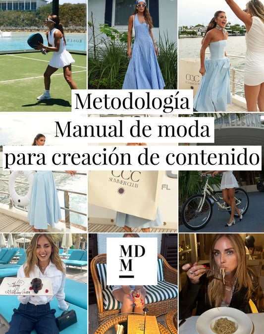 Método Manual de moda para la creación de contenido